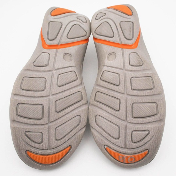 BZees Lullaby Gray Orange Slip On Sneaker Shoes SIZE 6.5 - Picture 5 of 6
